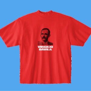 Red Virgilio Davila Graphic T-Shirt
